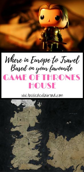 Use your favourite Game of Thrones house to figure out where in Europe you should travel to next!