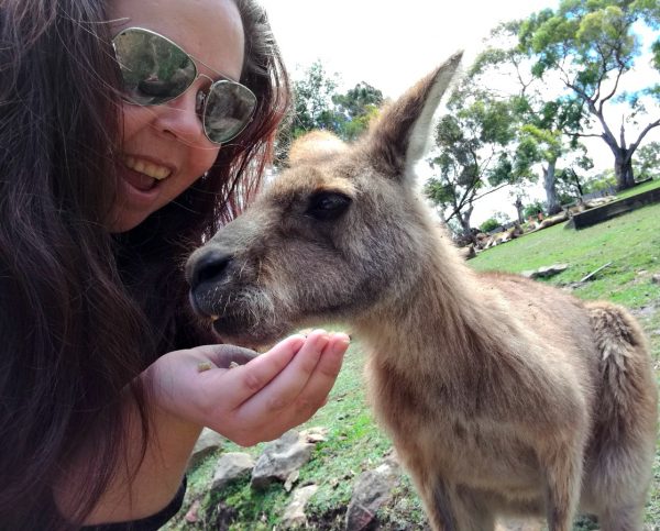 Roo selfie at Bonorong