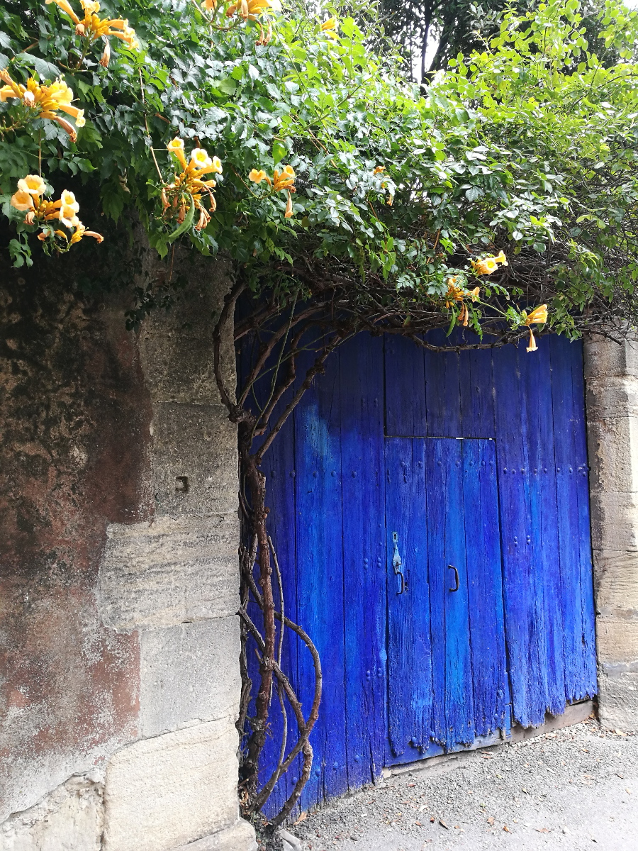 A doorway in Malacène, a town in Provence, France