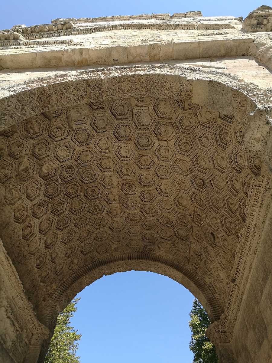 Triumphal Arch in Orange, a town in Provence, France