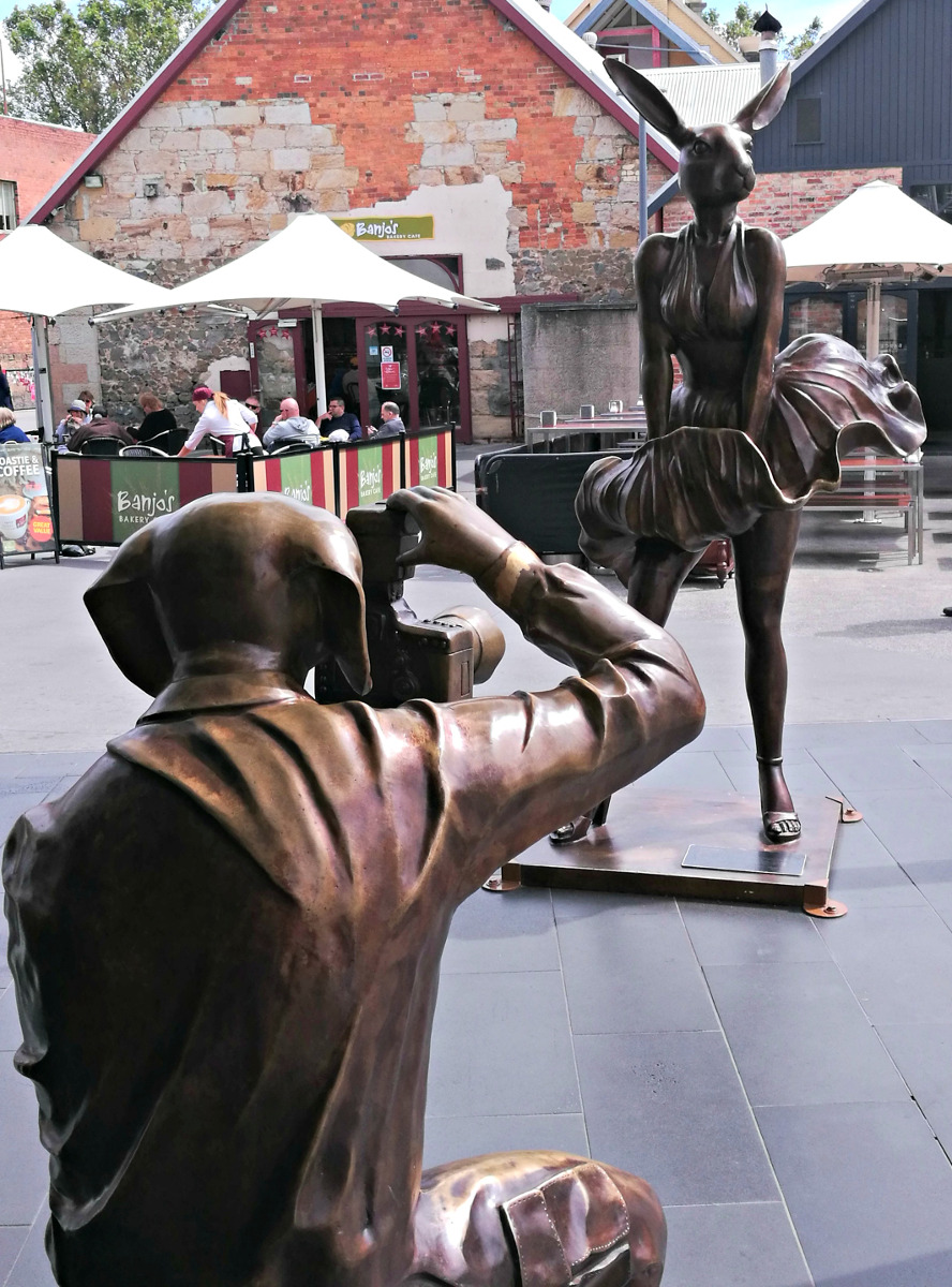 statues in Salamanca, Hobart