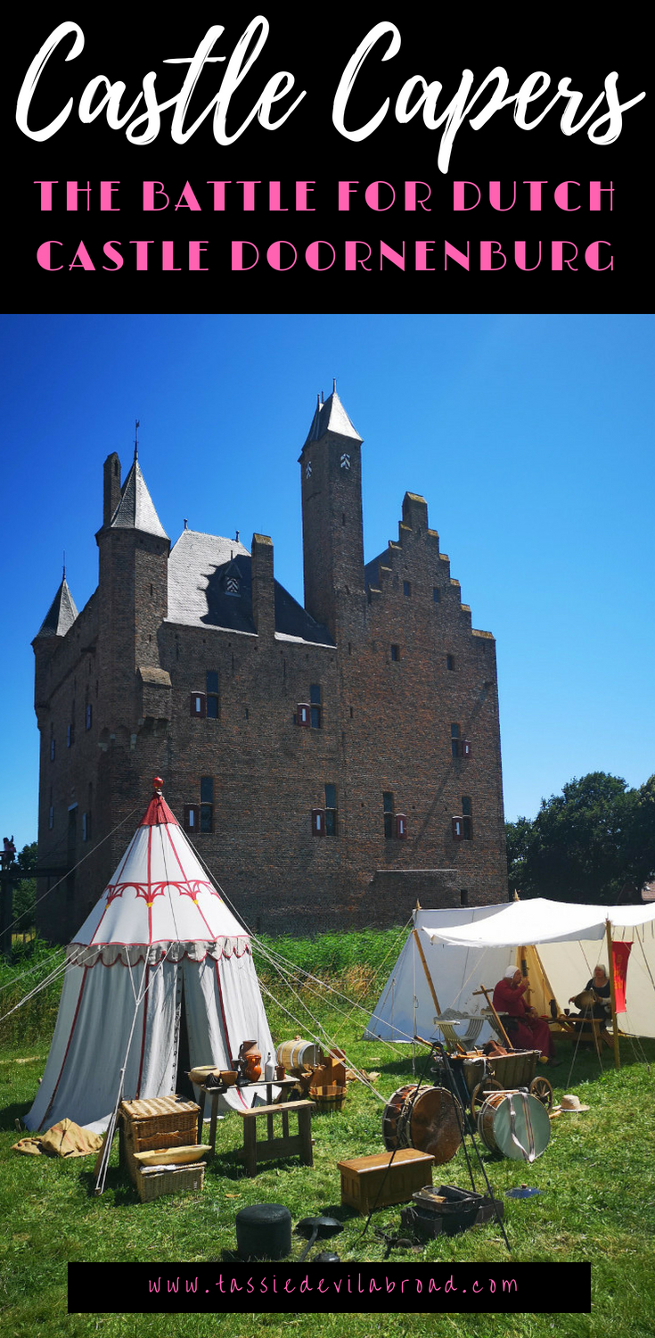 Like castles? Read on to find out about the Dutch Doornenburg Castle and the recreated battle for Doornenburg! A perfect day out for kids and history buffs. #dutchcastle #castles #netherlands