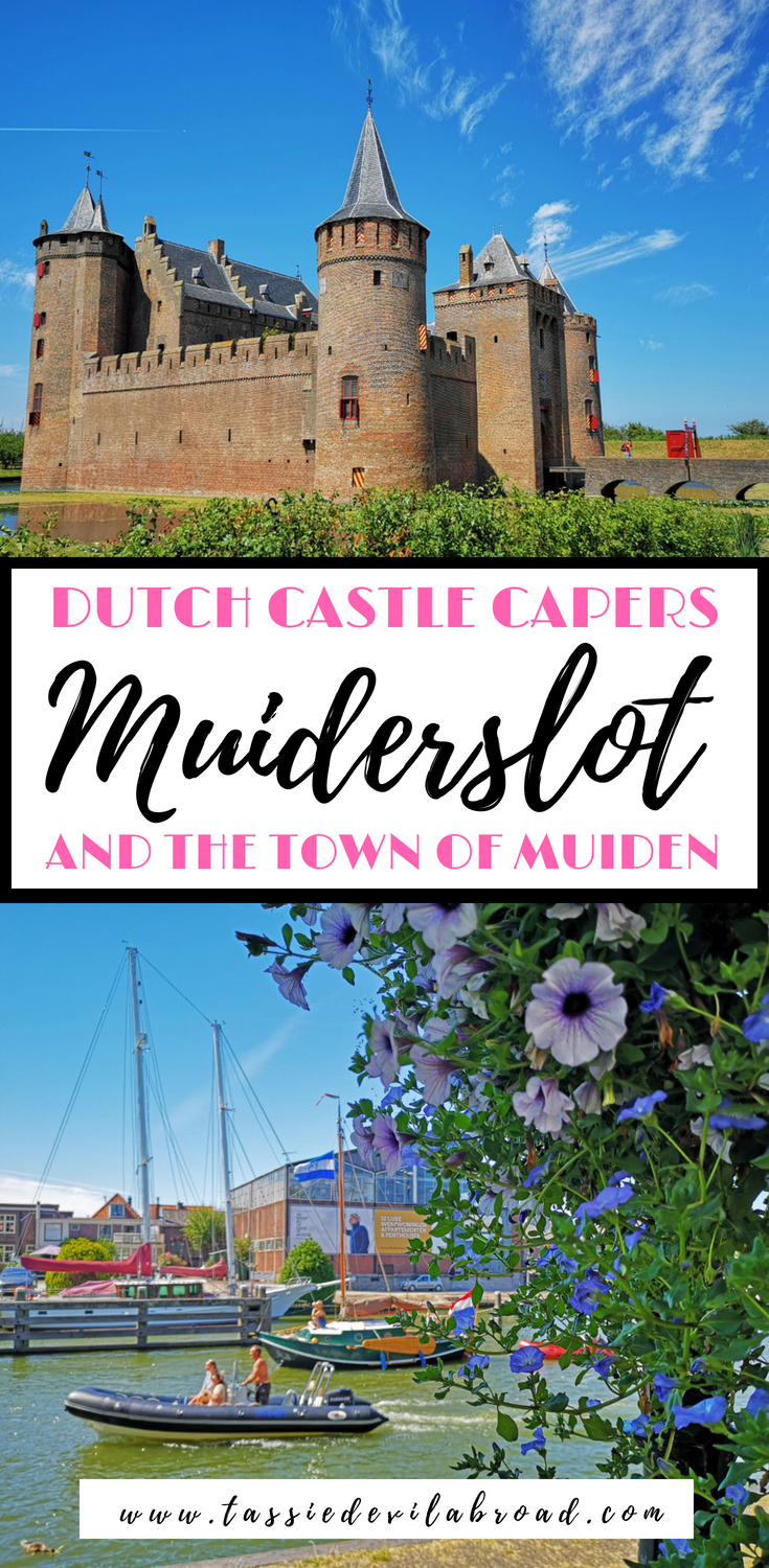 Find out everything you need to know about visiting the beautiful Dutch castle Muiderslot in the town of Muiden! #Holland #travel #castles #Dutchcastle