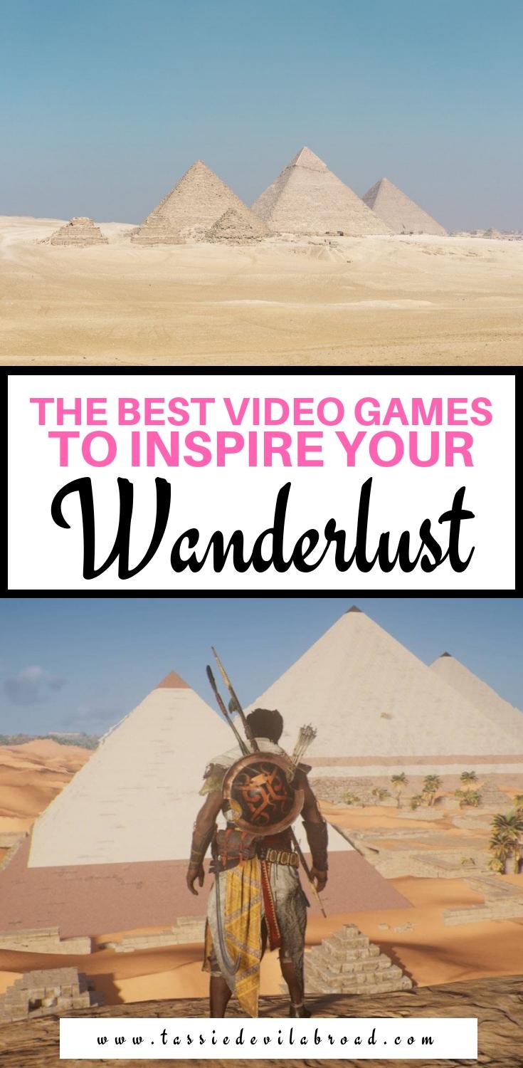 A guide to the best video games based on real places that will inspire you to travel! #travel #videogames #wanderlust