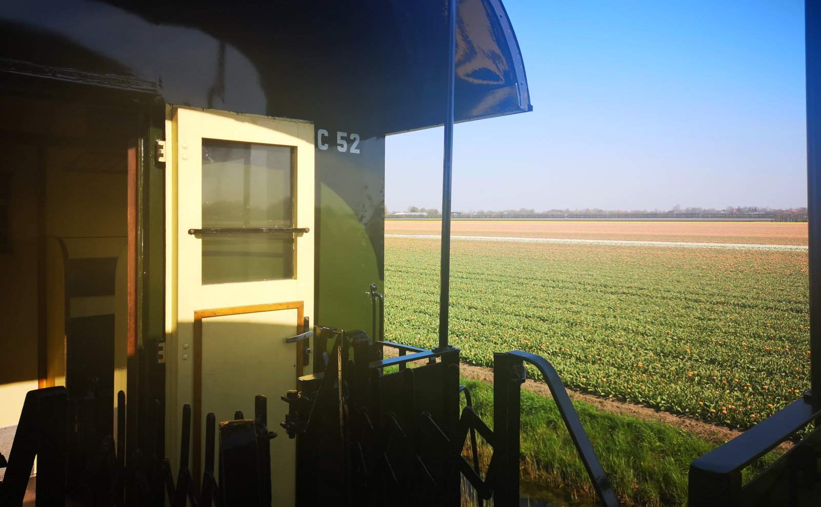 What it's like to ride the Dutch museum steam train and where to get photos of it with tulip fields