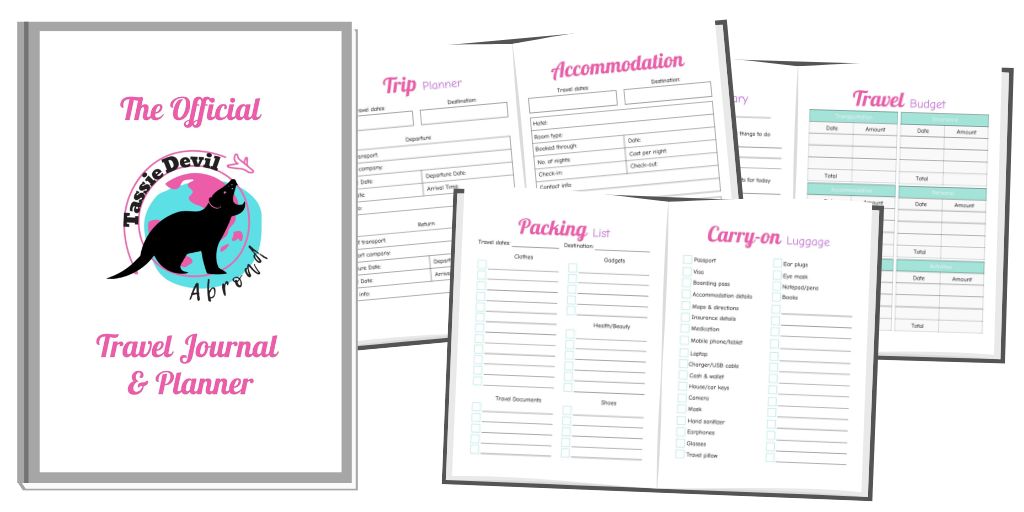 Travel Journal & Planner, Printable